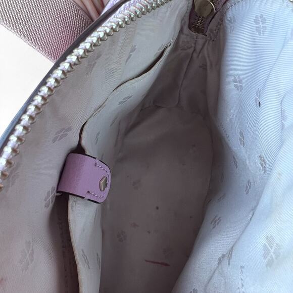 Kate Spade Sylvia Bright Purple Lilac Medium Dome Crossbody Purse - Picture 8 of 8